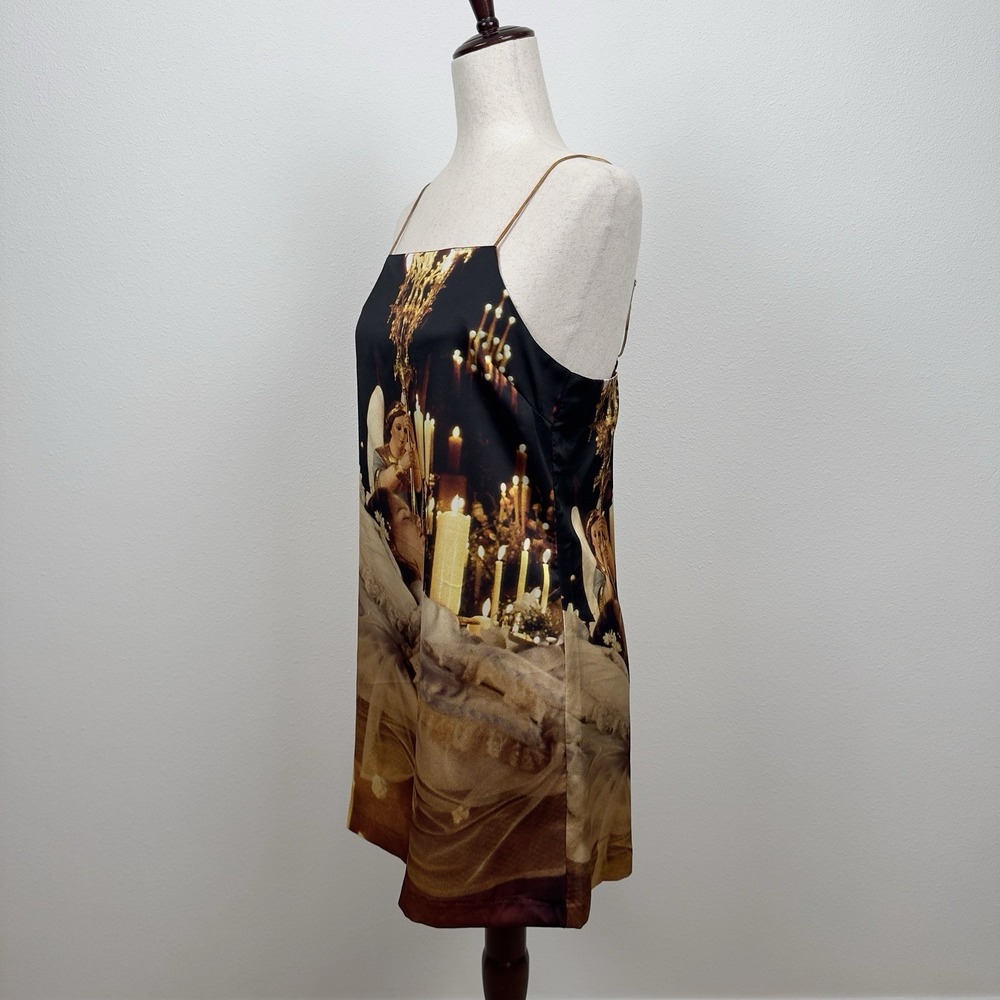 Forever‎ 21 x Romeo & Juliet Dress Womens M Slip Dress Romantic Gothic 90s Y2K - Picture 5 of 14